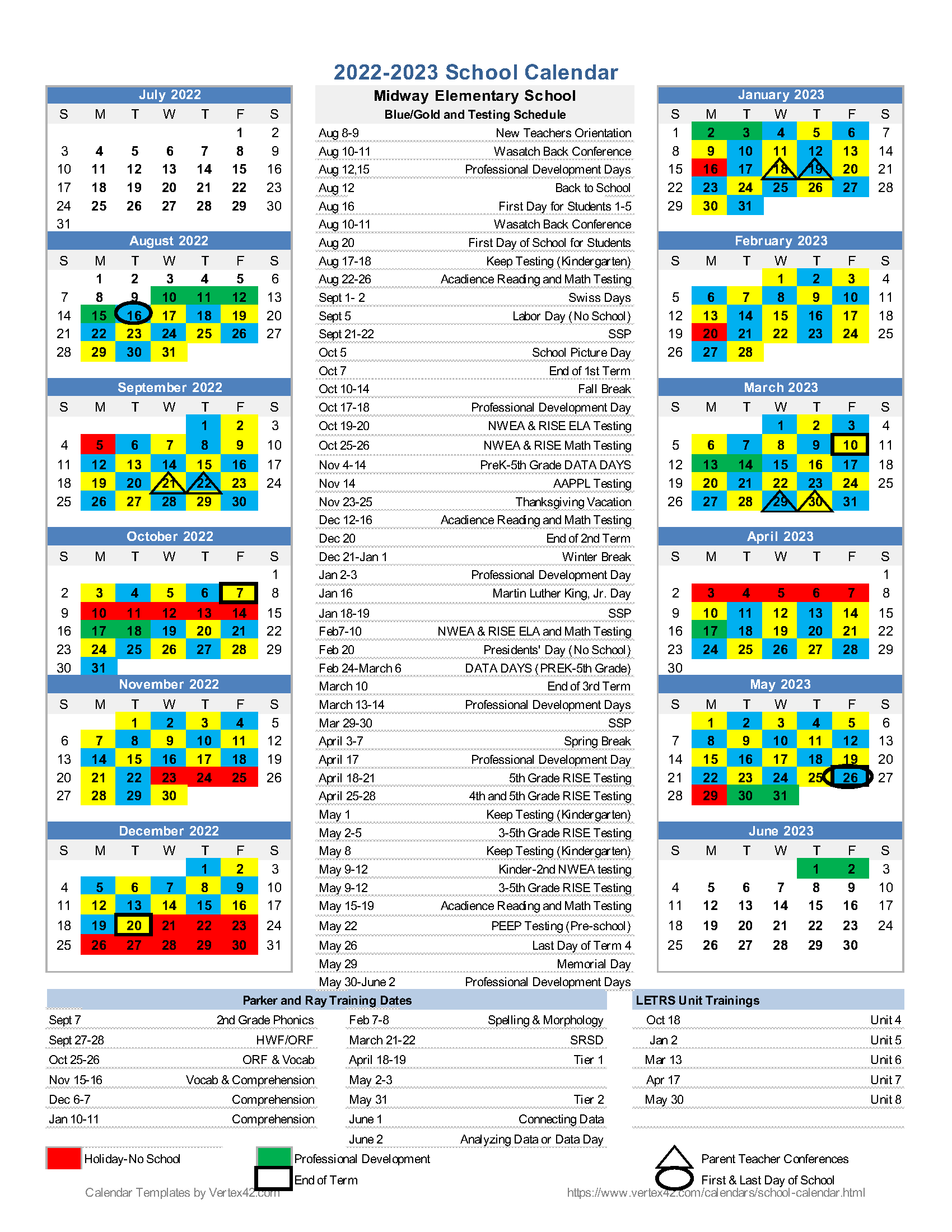 Calendars Midway Elementary Calendars Midway Elementary