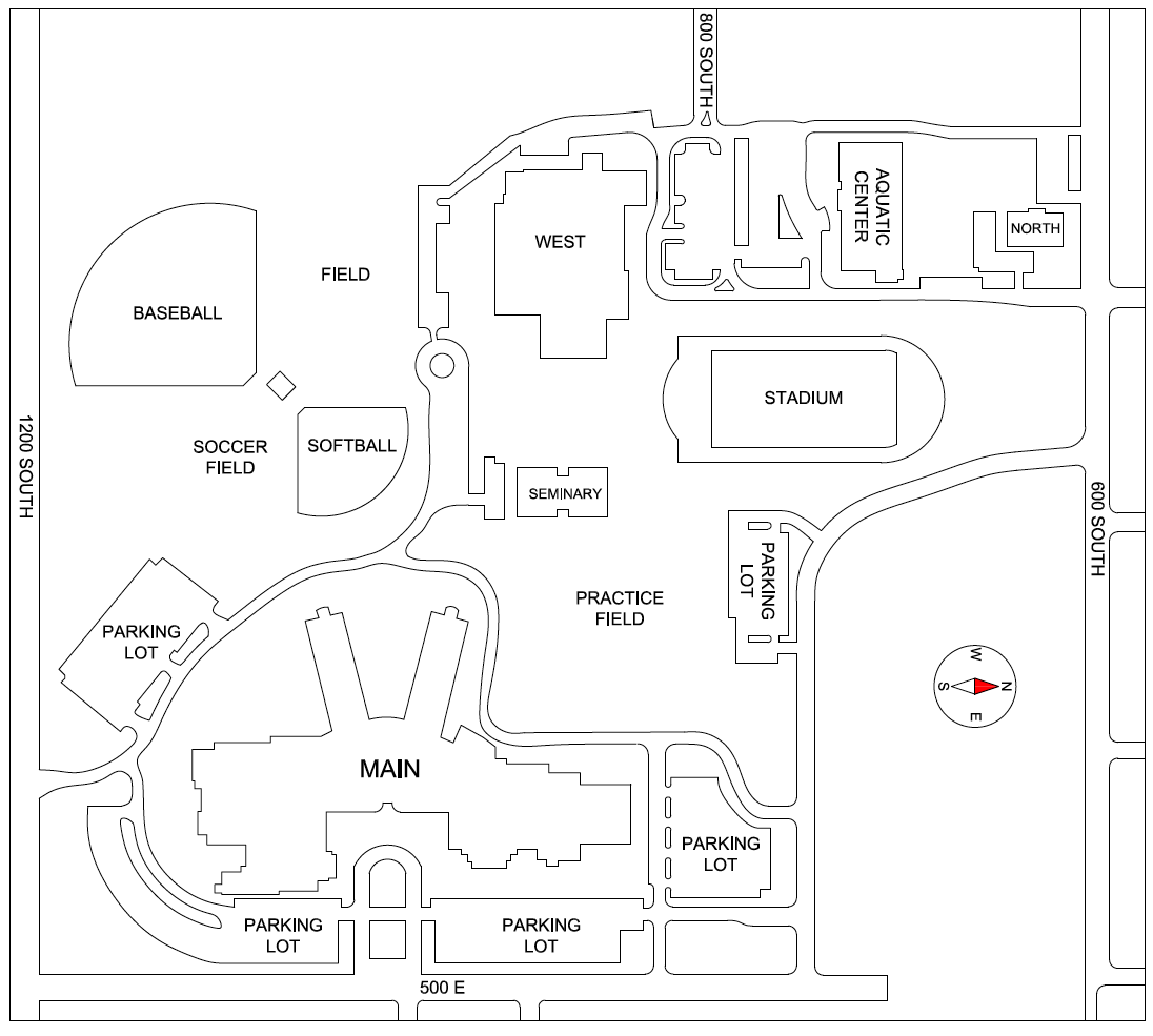 Building Maps – Wasatch High School