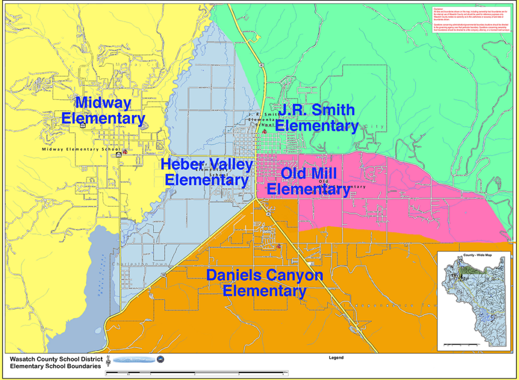 School Boundaries Wasatch School District